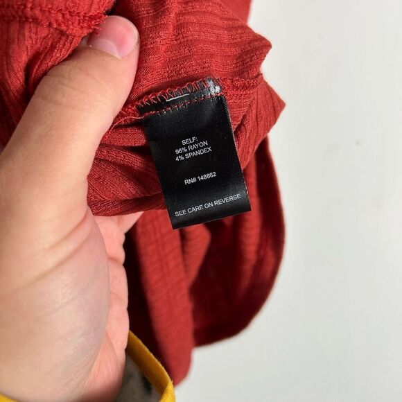 Torrid pointelle rib v-neck babydoll top 3XL - Picture 7 of 8